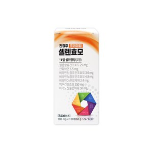 진정주 프리미엄 셀렌효모 1박스 (500mg x 120정), 1개, 120정