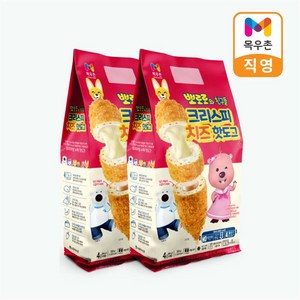 목우촌 뽀로로와친구들 크리스피 치즈 핫도그 320g(4개입), 2개, 320g