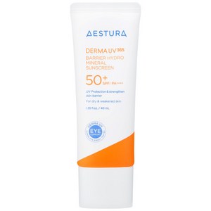 에스트라 더마UV365 장벽수분 무기자차 선크림 SPF50+ PA++++, 40ml, 1개