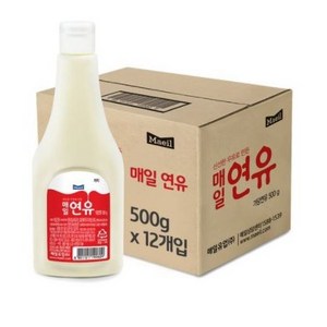 매일유업 연유, 500g, 12개