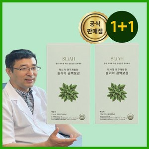 슬리아 곰백보감 곰보배추시럽 아기 스틱 배암차즈기 삼백초 추출물 유산균, 300g, 2개