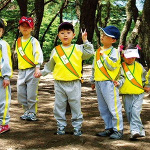 문구랑만들기랑 야외안전띠 미아방지띠[안전용품] 숲놀이용 형광안전띠(6종/10개입), NO.294 주황연두띠, 10개