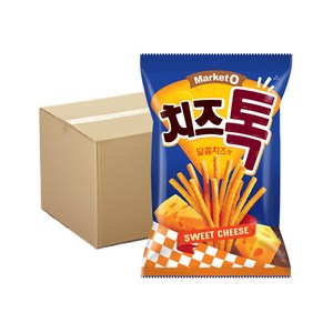 마켓오 치즈톡 달콤치즈맛 봉지스낵 80g x 12개