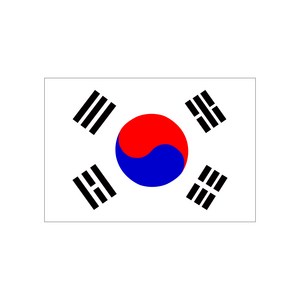 DOMINO STORY 태극기 스티커 11장