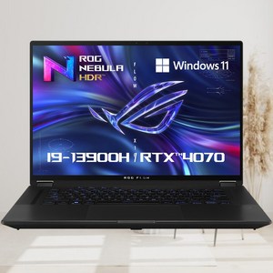 에이수스 2023 ROG 플로우 X16 코어i9 인텔 13세대 지포스 RTX 4070, Off Black, 1TB, 32GB, WIN11 Home, GV601VI-NL011W