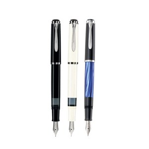 Pelikan 펠리칸 M200 만년필 Classic M200 입사 졸업 승진 선물, 펜촉 EF 블랙 0.38mm