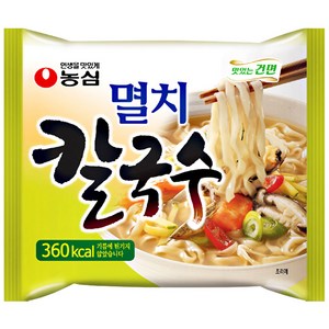 농심 멸치 칼국수, 98g, 1개