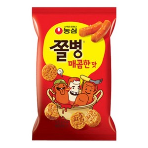 농심 쫄병스낵 매콤한맛, 90g, 20개