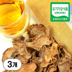 국산 볶은 유기농 돼지감자차 말린돼지감자 효능, 3개, 1개입, 100g