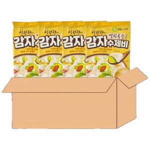 이가자연면 멸치육수 감자 수제비, 186.5g, 4개