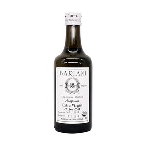 BARIANI Exta Vigin Olive Oil 16.9 OZ 바리아니 엑스트라 버진 올리브 오일 16.9온스, 1개, 479g, 500ml