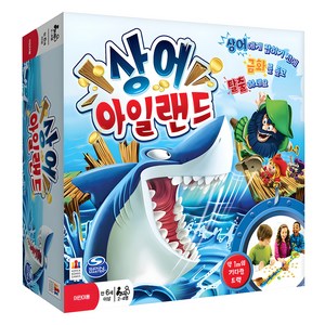 코리아보드게임즈 상어 아일랜드 보드게임, 혼합색상, 1개