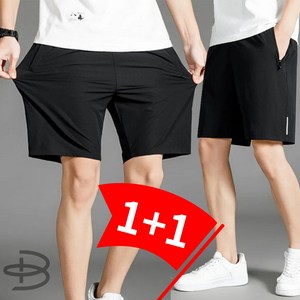 [시원한 두 벌] 1+1 여름 남자 반바지 쿨 트레이닝 하루연구소