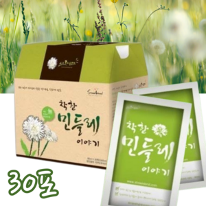 꽃부터 뿌리까지 통째로 담은 순수 흰민들레즙, 30개, 80ml