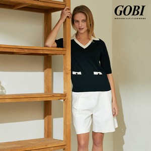 [런칭가 259000원]고비(GOBI) 실크 캐시미어 티에리 브이넥 풀오버