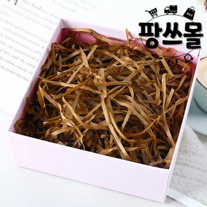 팡스몰 종이 스타핑 스터핑 쵸핑 초핑 선물 포장 완충재 1KG, 브라운, 1개