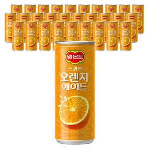 델몬트 스퀴즈 오렌지 에이드, 240ml, 30개