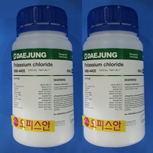 염화칼륨 (EP) 500G (ko) Potassium chloide 99%, DAE-EP(99%), 1통, 500ml