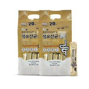 [서울약사신협] 프로바이오틱스 생유산균 골드 120포 2세트, 300g, 2개