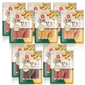 수제핫도그 강아지 간식 5종 콤보팩 100g x 10p, 10개