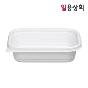 [ILYONG] 일회용 반찬 샐러드 용기 TY 12144-1A 1칸 800세트 백색, 800개, 1세트