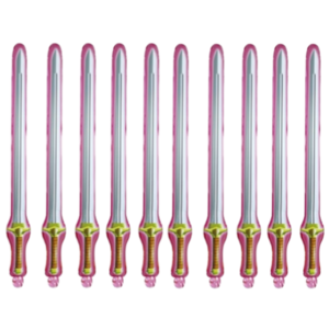 아이엠파티 칼 풍선 은박 칼싸움 말랑한 실내 푹신, 10개, 핑크