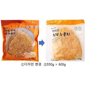 명지명가 가마솥오곡수제누룽지 600g, 1개