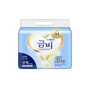 금비 팬티 기저귀 중형 10매 1팩 (10매), 10개입, 1개