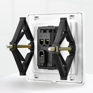 스위치 박스 흔들림 보수 매립 콘센트 파손 브라켓 덮개 수리 앙카 구멍 볼트 노후 교체 셀프 키트 마운트 커버 나비 매입 고정 지지대 전기 지지 보조대 나사 벽 78mm 4개묶음, 4개