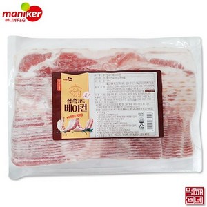 마니커에프앤지 실속가득 베이컨 1kg, 3개