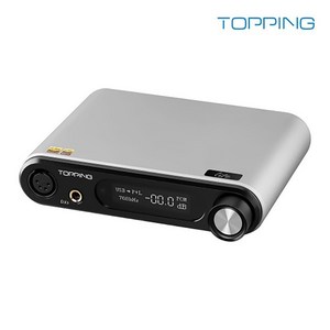 토핑 하이파이 USB 덱 컨버터 헤드폰 앰프 TOPPING HI-FI USB DAC Convete, DX5 Lite 실버