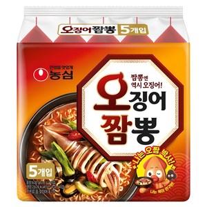 오징어짬뽕 124g, 5개