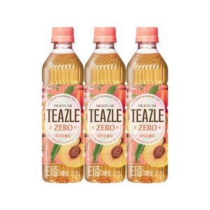 웅진 티즐 제로 피치 우롱티, 500ml, 24개