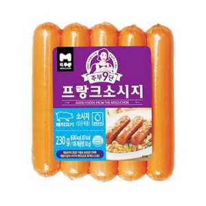 [목우촌]주부9단 프랑크 소시지, 230g, 10개
