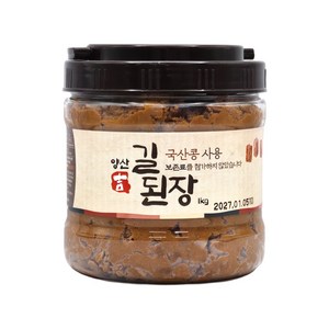 (주)길전통식품 양산 길된장(국산), 1kg, 1개