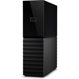 Westen Digital 8TB My Book Desktop 외장 하드 드라이브 USB 3.0 암호 보호 및 백업 소프트웨어가 포함된 HDD - WDBGB0080HBK-NE, 1개