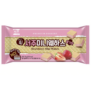 서주 미니 웨하스 딸기, 70g, 60개