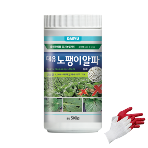 [대유] 노팽이알파 (500g) - 달팽이 유기농업자재, 1개, 500g