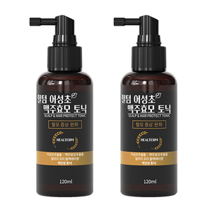 힐텀 어성초 맥주효모 탈모완화 두피토닉 쿨링스프레이, 120ml, 2개