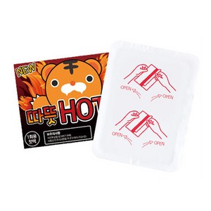 따뜻 HOT 붙이는 핫팩 42.5g, 100개