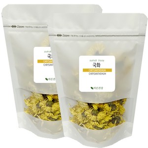 자연그대로 100% 은은한향의 국화차 감국차 지퍼백, 100g, 1개입, 2개, 100g