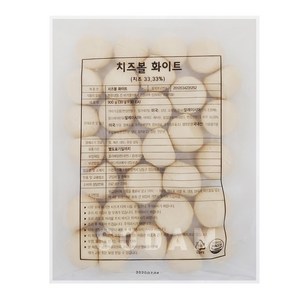 [소담푸드] 치즈볼화이트 900g 진우식품, 3개