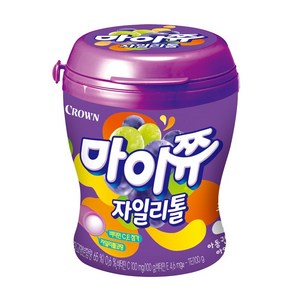 크라운 마이쮸 용기 포도, 110g, 6개