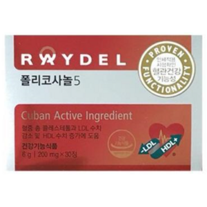 레이델 폴리코사놀 5mg, 30정, 2개