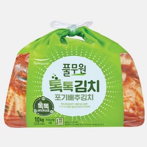 풀무원 [생산직송] 풀무원 톡톡 포기김치 10kg, 1개