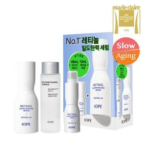 [본사정품] 아이오페 레티놀 슈퍼 바운스 세럼 30ml 기획(+세럼 10ml+바이오에센스48ml), 1개