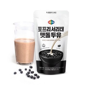 [출시 기념 특가] 포프리 찐~한 서리태맷돌두유, 180ml, 20개