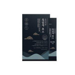 프리미엄흑임자효소 탄수화물 분해 유산균 흑임자100% 소화 효소 3g X 30포 1개월분(1박스), 90g, 1개