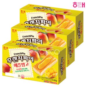 해태제과 후렌치파이 애플망고, 192g, 3개