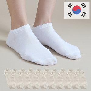 49년양말장인 여성용 프리미엄 발목 스니커즈 양말 10켤레 세트